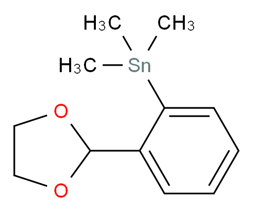 (2-(1,3-dioxolan-2-yl)phenyl)trimethylstannane