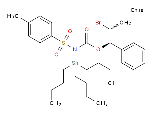 (1R,2R)-2-bromo-1-phenylpropyl tosyl(tributylstannyl)carbamate