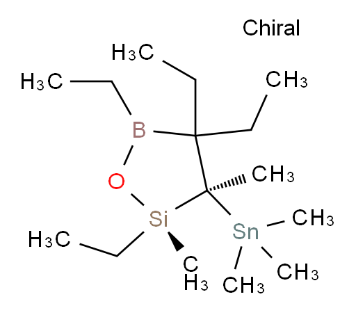 (2S,3R)-2,4,4,5-tetraethyl-2,3-dimethyl-3-(trimethylstannyl)-1,2,5-oxasilaborolane