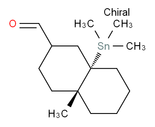 (4aR,8aS)-4a-methyl-8a-(trimethylstannyl)decahydronaphthalene-2-carbaldehyde