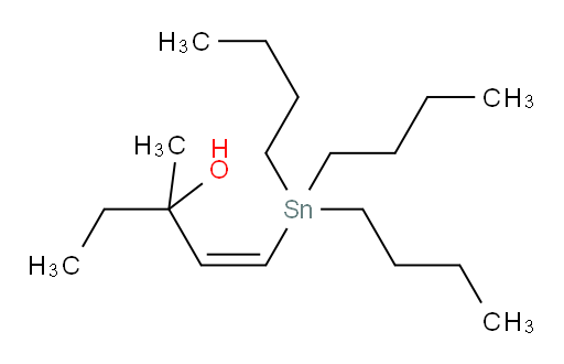 (Z)-3-methyl-1-(tributylstannyl)pent-1-en-3-ol