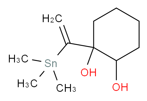 1-(1-(trimethylstannyl)vinyl)cyclohexane-1,2-diol
