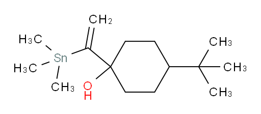 4-(tert-butyl)-1-(1-(trimethylstannyl)vinyl)cyclohexanol