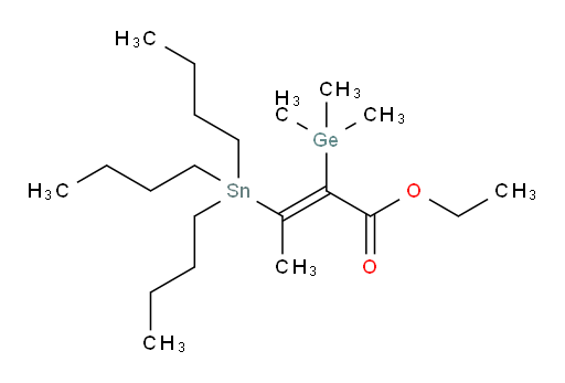 (Z)-ethyl 3-(tributylstannyl)-2-(trimethylgermyl)but-2-enoate
