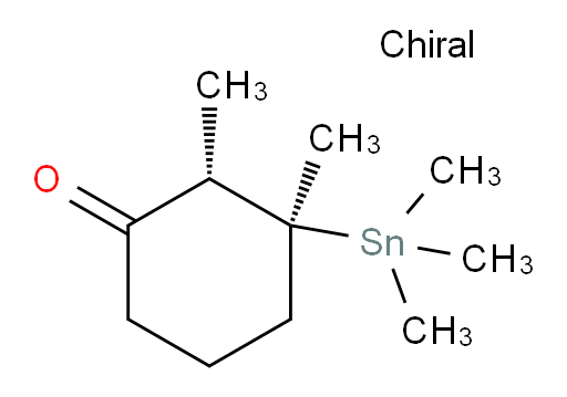 (2S,3S)-2,3-二甲基-3-(三甲基锡基)环己酮