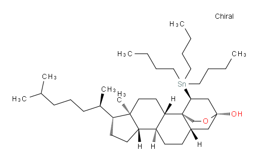 (1S,3R,5S,8S,9S,10S,13R,14S,17R)-13-methyl-17-((R)-6-methylheptan-2-yl)-1-(tributylstannyl)hexadecahydro-3,10-(epoxymethano)cyclopenta[a]phenanthren-3-ol