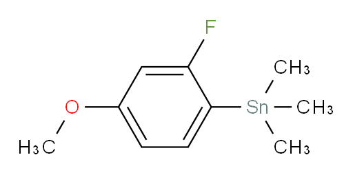 (2-fluoro-4-methoxyphenyl)trimethylstannane