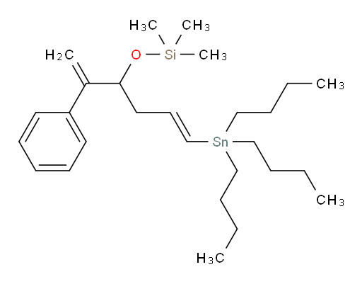 (E)-trimethyl((2-phenyl-6-(tributylstannyl)hexa-1,5-dien-3-yl)oxy)silane