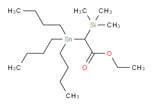 ethyl 2-(tributylstannyl)-2-(trimethylsilyl)acetate
