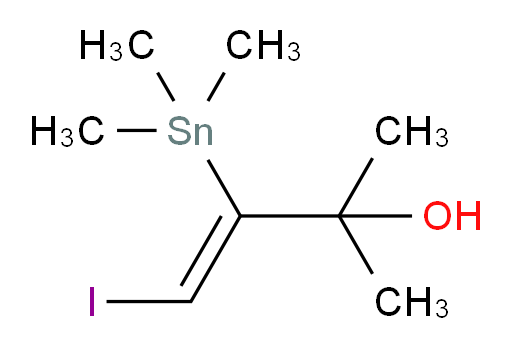 (Z)-4-碘-2-甲基-3-(三甲基锡基)丁-3-烯-2-醇