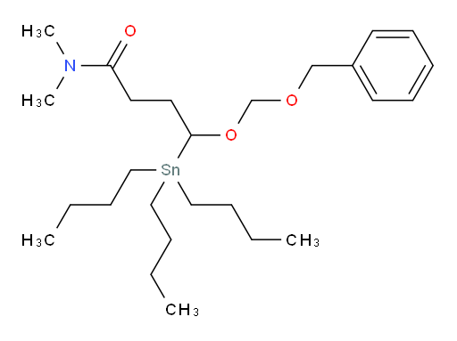 4-((benzyloxy)methoxy)-N,N-dimethyl-4-(tributylstannyl)butanamide