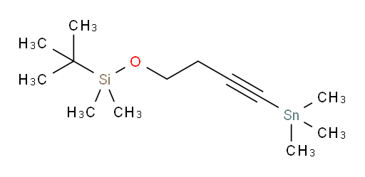 tert-butyldimethyl((4-(trimethylstannyl)but-3-yn-1-yl)oxy)silane