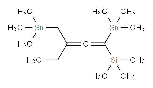 trimethyl(1-(trimethylstannyl)-3-((trimethylstannyl)methyl)penta-1,2-dien-1-yl)silane