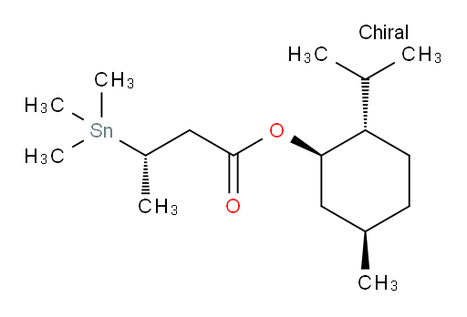 (S)-(1R,2S,5R)-2-isopropyl-5-methylcyclohexyl 3-(trimethylstannyl)butanoate