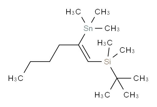 (Z)-tert-butyldimethyl(2-(trimethylstannyl)hex-1-en-1-yl)silane