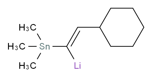 (E)-(2-cyclohexyl-1-(trimethylstannyl)vinyl)lithium