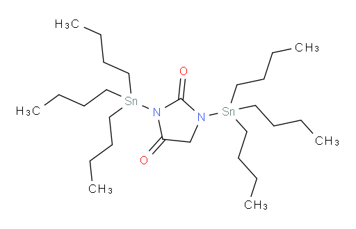 1,3-bis(tributylstannyl)imidazolidine-2,4-dione