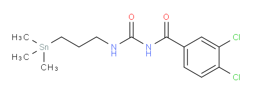 3,4-dichloro-N-((3-(trimethylstannyl)propyl)carbamoyl)benzamide