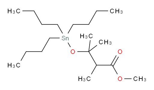 methyl 2,3-dimethyl-3-((tributylstannyl)oxy)butanoate
