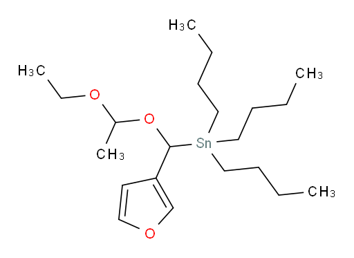 tributyl((1-ethoxyethoxy)(furan-3-yl)methyl)stannane