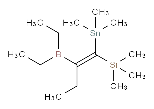 (E)-(2-(diethylboryl)-1-(trimethylstannyl)but-1-en-1-yl)trimethylsilane