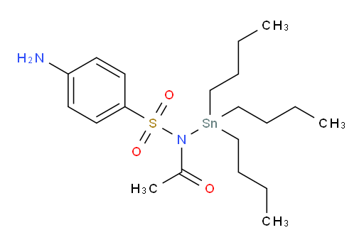 N-((4-aminophenyl)sulfonyl)-N-(tributylstannyl)acetamide
