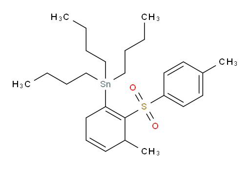 tributyl(3-methyl-2-tosylcyclohexa-1,4-dien-1-yl)stannane