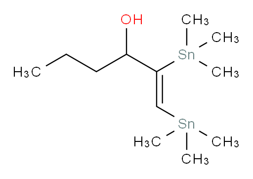 (Z)-1,2-bis(trimethylstannyl)hex-1-en-3-ol