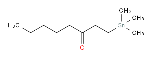 1-(trimethylstannyl)octan-3-one