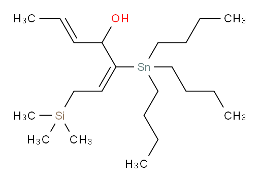 (2E,5E)-3-(tributylstannyl)-1-(trimethylsilyl)hepta-2,5-dien-4-ol