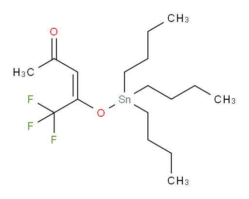 (E)-5,5,5-三氟-4-((三丁基锡基)氧基)戊-3-烯-2-酮