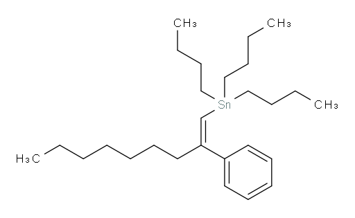 (Z)-三丁基(2-苯基壬-1-烯-1-基)锡烷