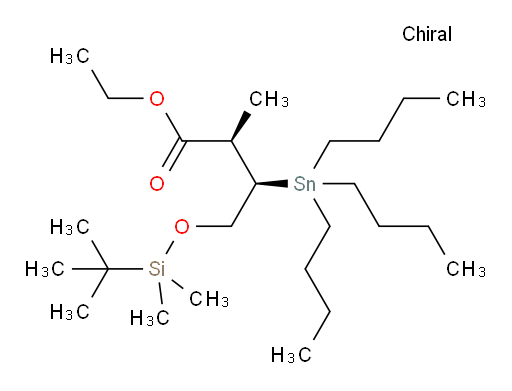 (2R,3R)-ethyl 4-((tert-butyldimethylsilyl)oxy)-2-methyl-3-(tributylstannyl)butanoate