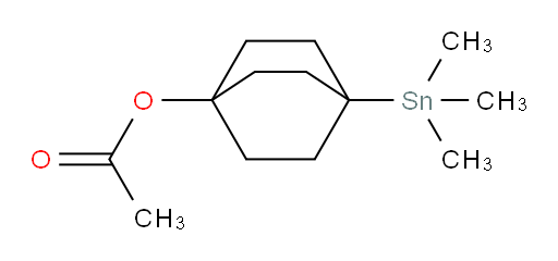 4-(trimethylstannyl)bicyclo[2.2.2]octan-1-yl acetate