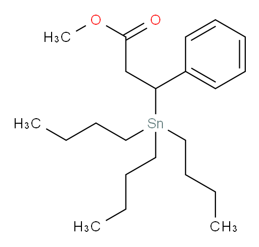 methyl 3-phenyl-3-(tributylstannyl)propanoate