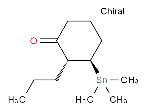 (2R,3R)-2-propyl-3-(trimethylstannyl)cyclohexanone