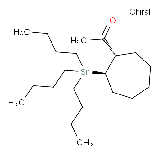 1-((1S,2R)-2-(tributylstannyl)cycloheptyl)ethanone