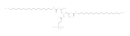 (2-(3-(trimethylstannyl)propanoyl)hydrazine-1,1-diyl)bis(propane-2,1-diyl) bis(octadecylcarbamate)