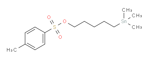 5-(trimethylstannyl)pentyl 4-methylbenzenesulfonate