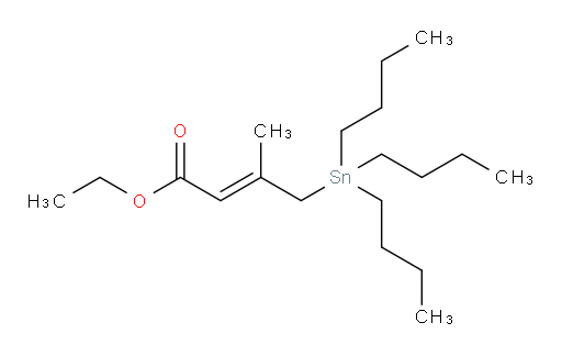 (E)-ethyl 3-methyl-4-(tributylstannyl)but-2-enoate