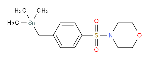 4-((4-((trimethylstannyl)methyl)phenyl)sulfonyl)morpholine