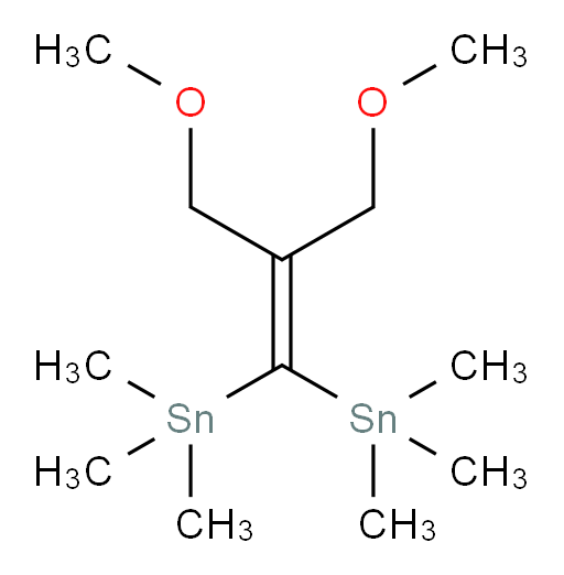 (3-methoxy-2-(methoxymethyl)prop-1-ene-1,1-diyl)bis(trimethylstannane)