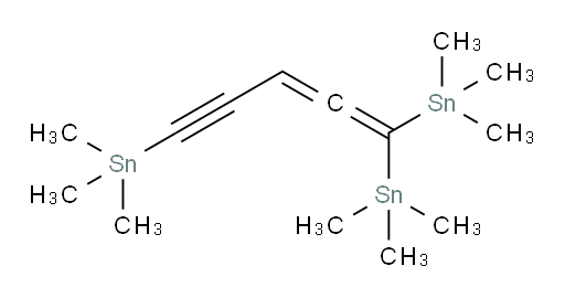 戊-1,2-二烯-4-炔e-1,1,5-三基三(三甲基锡烷)