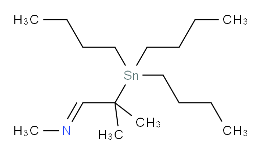 (E)-N-(2-methyl-2-(tributylstannyl)propylidene)methanamine