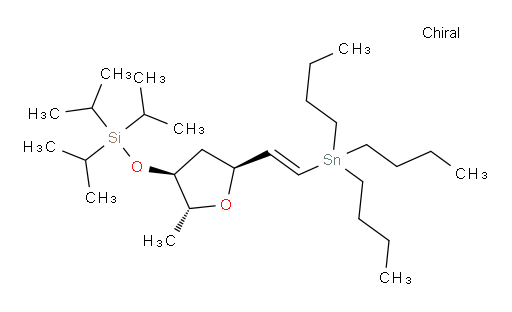 triisopropyl(((2R,3S,5S)-2-methyl-5-((E)-2-(tributylstannyl)vinyl)tetrahydrofuran-3-yl)oxy)silane