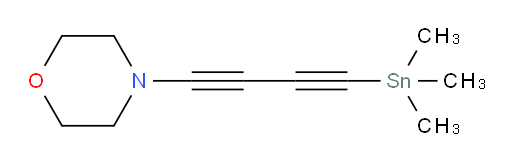 4-((trimethylstannyl)buta-1,3-diyn-1-yl)morpholine