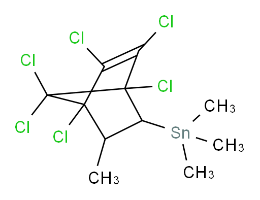 (1,4,5,6,7,7-hexachloro-3-methylbicyclo[2.2.1]hept-5-en-2-yl)trimethylstannane