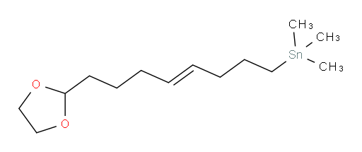 (E)-(8-(1,3-dioxolan-2-yl)oct-4-en-1-yl)trimethylstannane