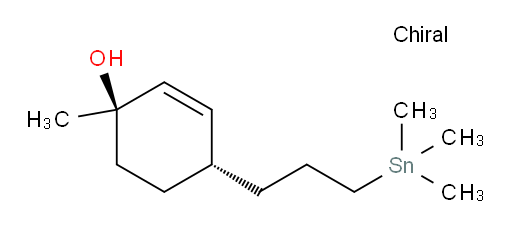 (1R,4S)-1-methyl-4-(3-(trimethylstannyl)propyl)cyclohex-2-enol