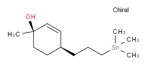 (1R,4R)-1-methyl-4-(3-(trimethylstannyl)propyl)cyclohex-2-enol